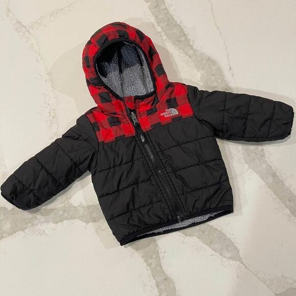The North Face Baby Infant Reversible Hooded Winter Coat Jacket 12-18 Mo